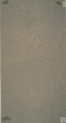 Sketch of Clothed Torso by Nicolas Lancret, drawing, 1710-1743