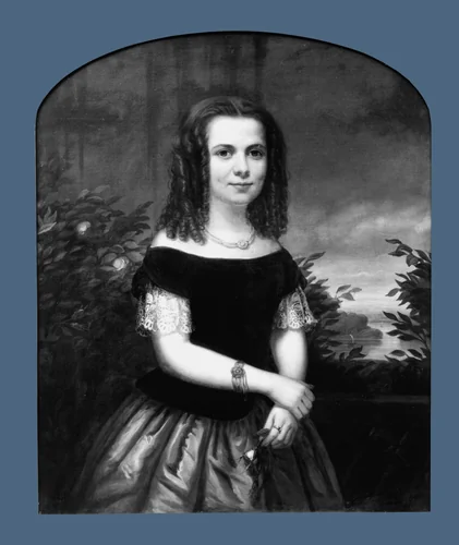 Kate Lyon Cornell by Theodore E. Pine, artwork, 1856
