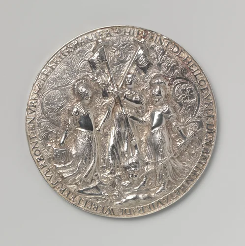 Treaty between England and the Dutch Republic by Wouter Muller, metalwork, 1654