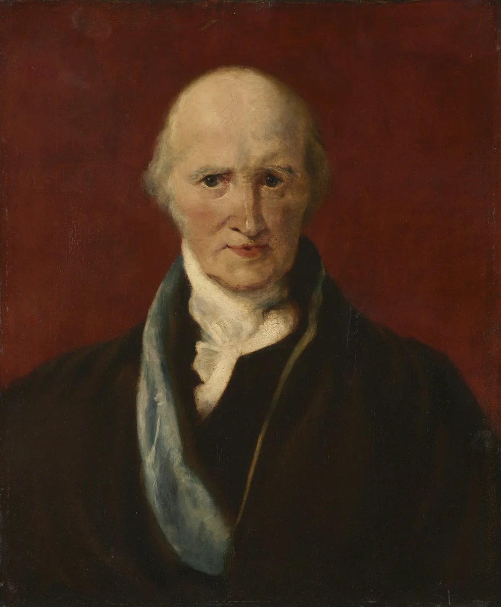 Portrait of Benjamin West by Thomas Lawrence, painting, 1818-1830