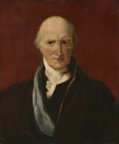 Portrait of Benjamin West by Thomas Lawrence, painting, 1818-1830