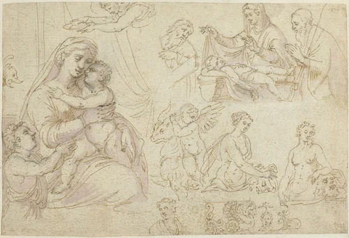 Schilderijen by anonymous, drawing, 1550-1570