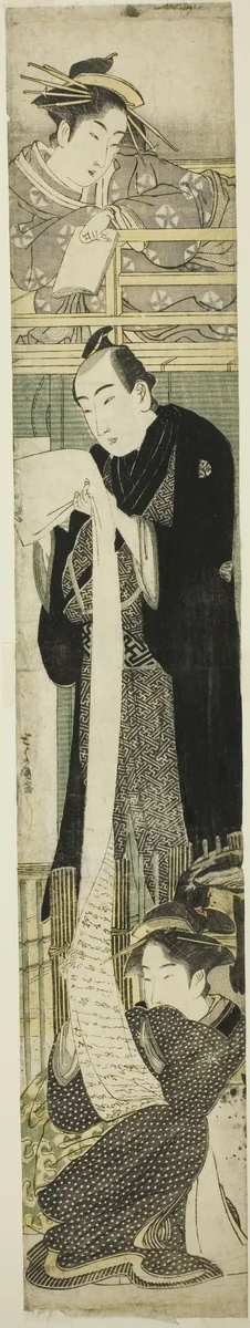 A Chushingura Parody by Utagawa Toyokuni I (初代 歌川 豊国), print, 1782-1792