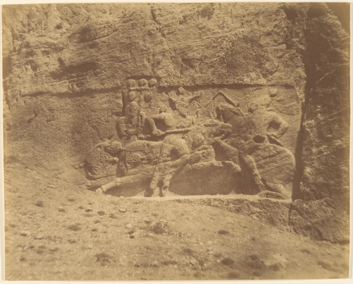 (4) [Naksh-i Rustam, Near Persepolis] by Luigi Pesce, photograph, 1840-1869