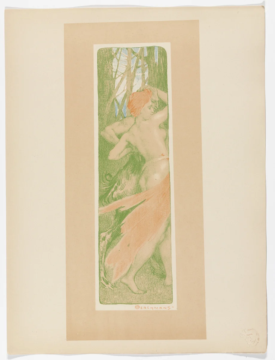 Revival (Renouveau) from L'Estampe moderne, no. 2 by Émile Berchmans, print, 1897