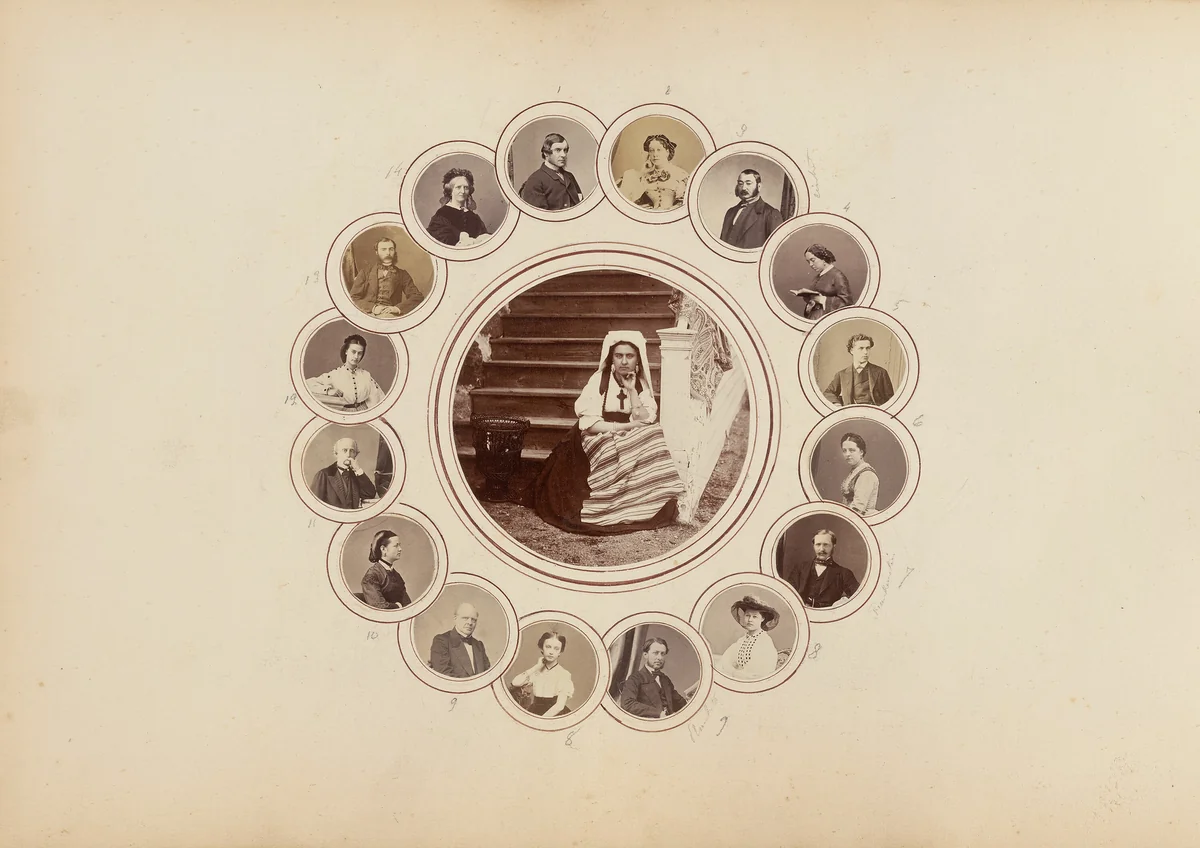 The Madame B Album by Marie-Blanche Hennelle Fournier, photograph, 1870-1879