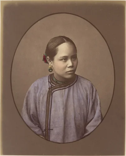 Fille de Shanghai by Raimund von Stillfried, photograph, 1870-1879