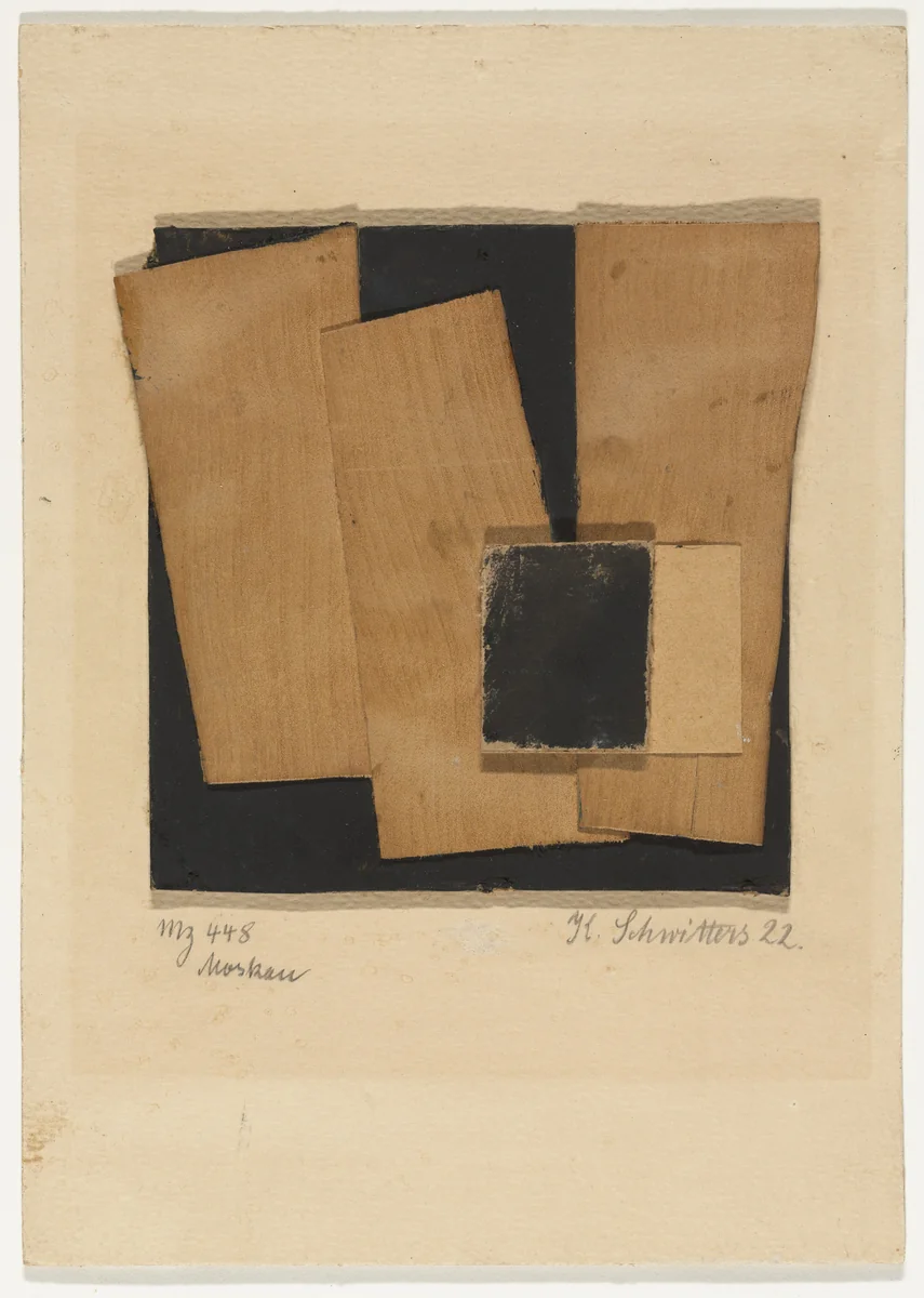 Mz 448 Moscow (Mz 448 Moskau) by Kurt Schwitters, drawing, 1922