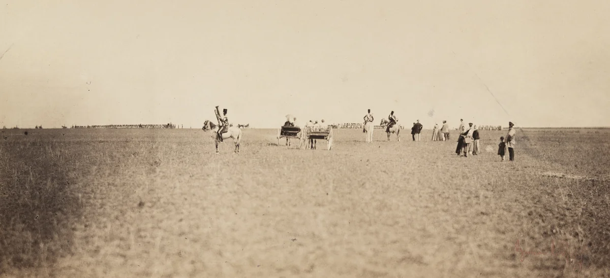 Untitled from the portfolio Souvenirs du Camp de Chalons by Gustave Le Gray, photograph, 1857