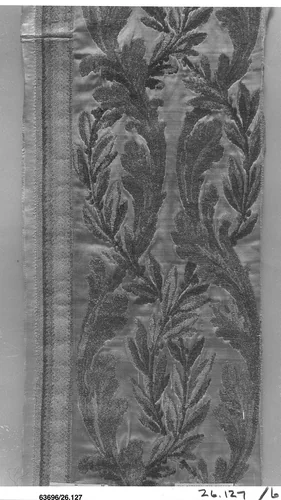 Border by Philippe de Lasalle, textile, 1785-1799