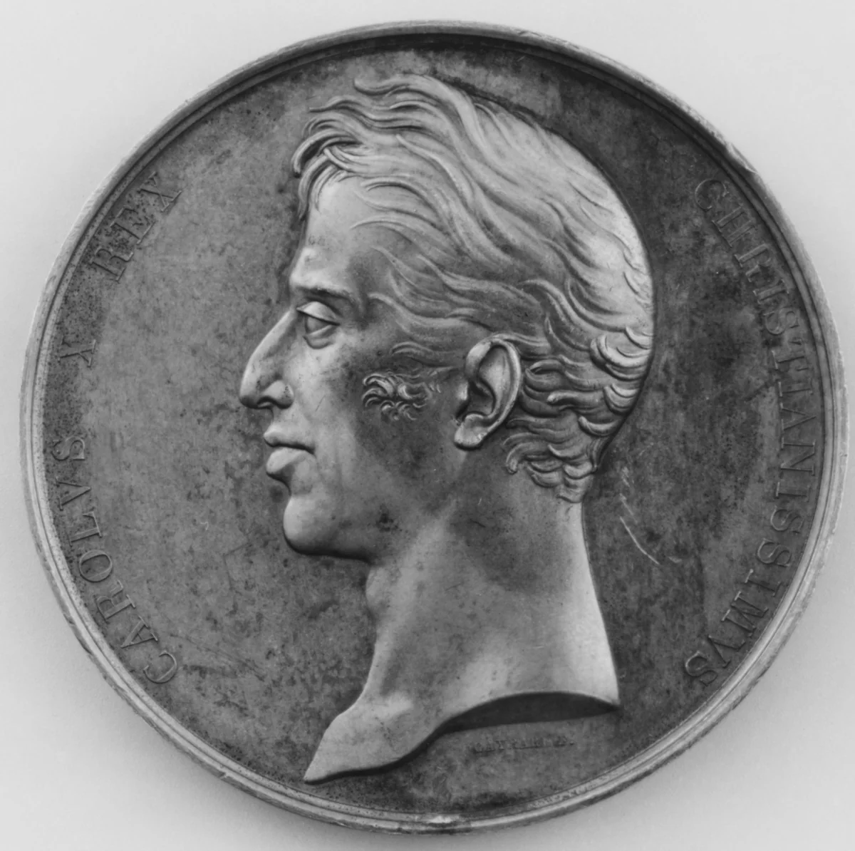 The Anointment of Charles X by Raymond Gayrard, metalwork, 1825