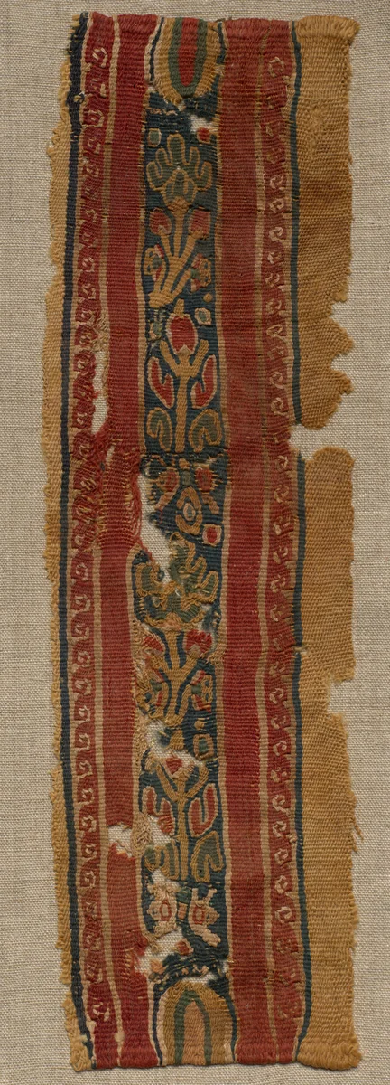 Fragment, with a Sleeve Band, from a Tunic by Unknown, textile, 400-699
