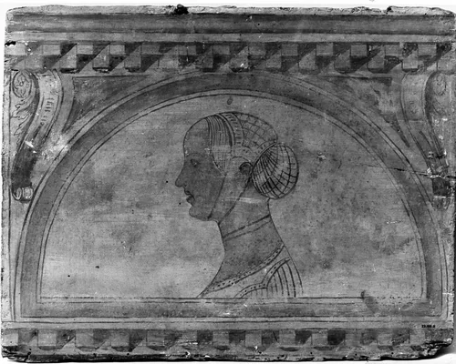 Head of a woman by North Italian Painter, painting, 1485-1499