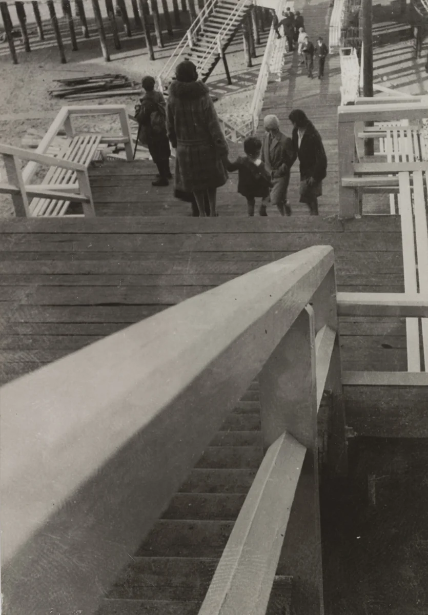 The Boardwalk by László Moholy-Nagy, photograph, 1931