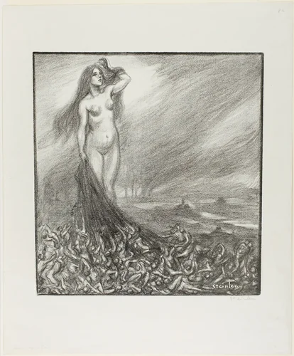 Homage to Zola by Théophile Alexandre Steinlen, print, 1897-1907