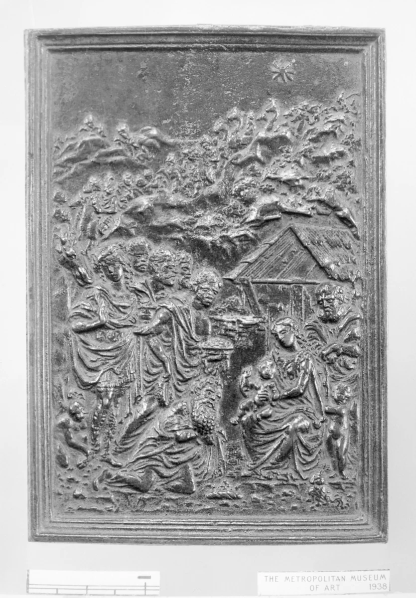 Adoration of the Magi by Galeazzo Mondella, metalwork, 1485-1515