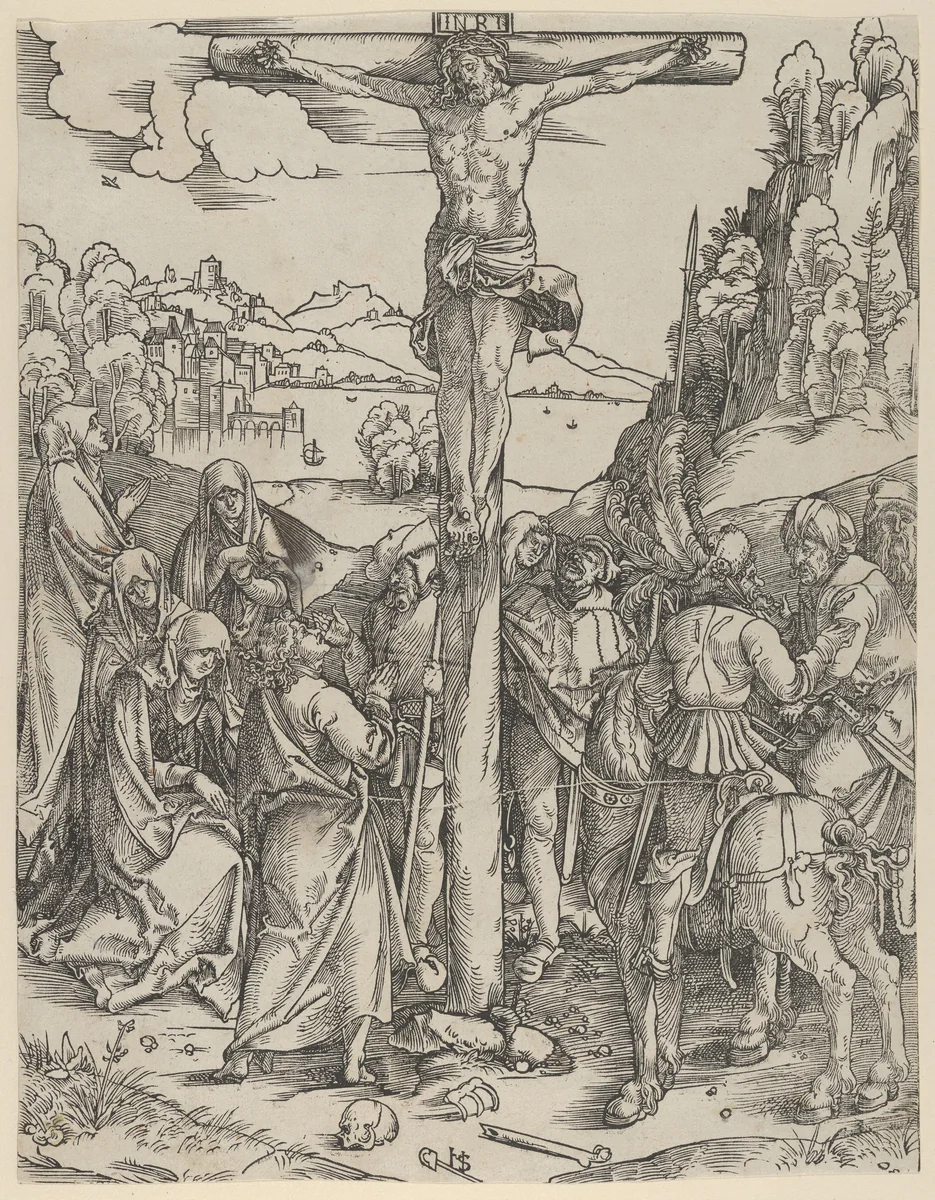 Christ at the Cross by Hans Schäufelein, print, 1506-1507
