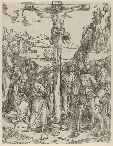 Christ at the Cross by Hans Schäufelein, print, 1506-1507