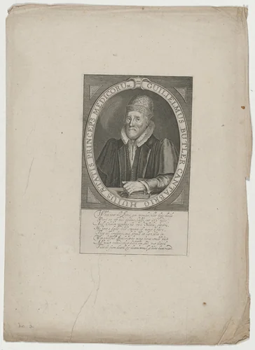 William Butler, Physician by Simon van de Passe, print, 1595-1647