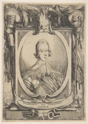 Francesco de Medici, Prince of Tuscany by Stefano della Bella, print, 1629-1639