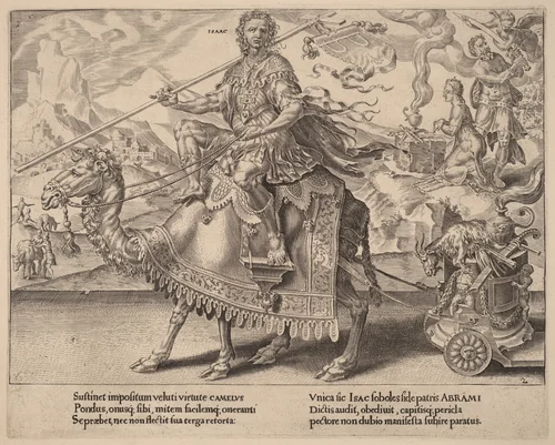 The Triumph of Isaac by Dirck Volckertz Coornhert, print, 1559