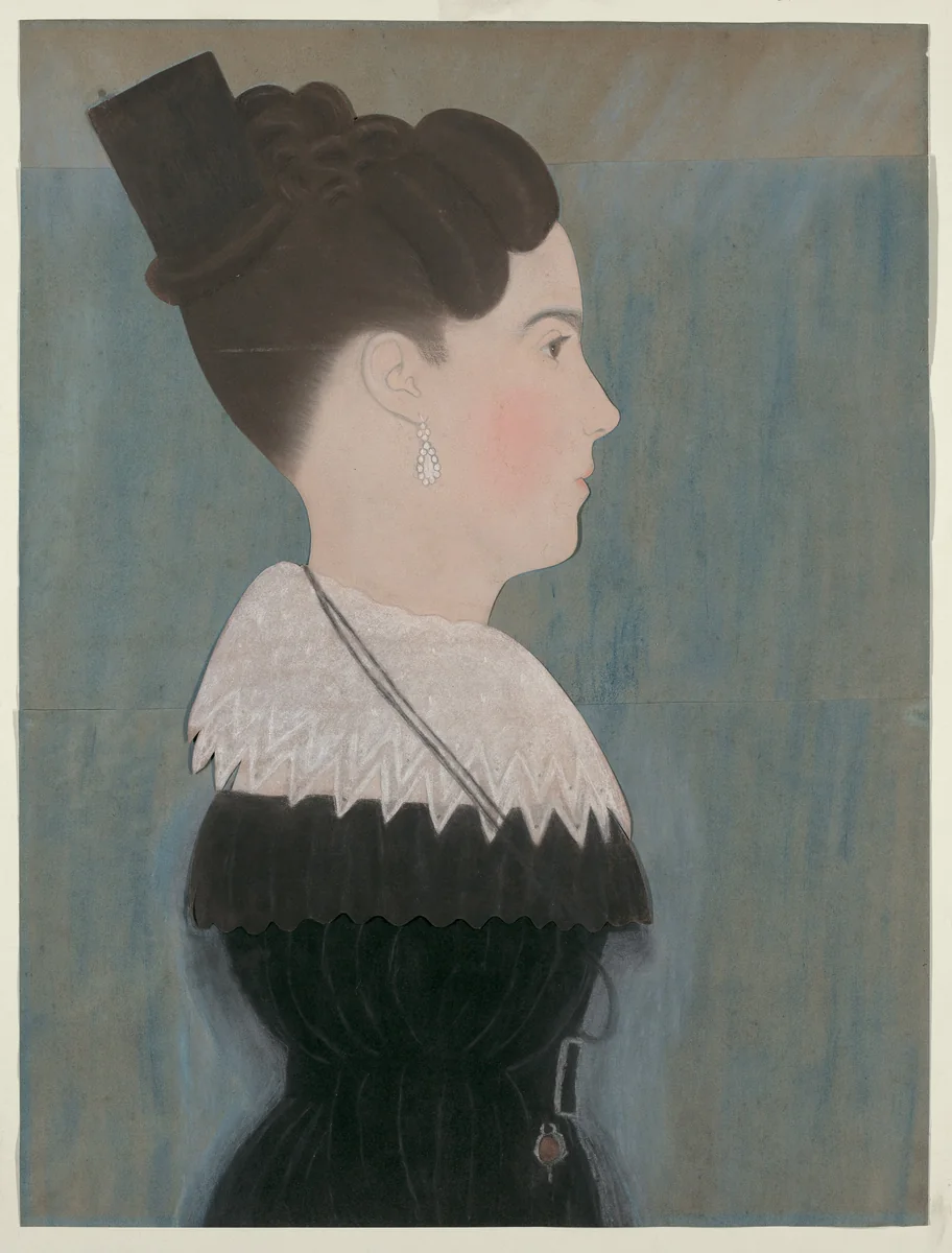 Mrs. William Waters by Ruth Henshaw Bascom, drawing, 1825-1830