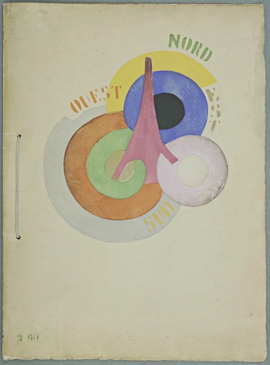Tour Eiffel by Robert Delaunay, illustrated book, 1918