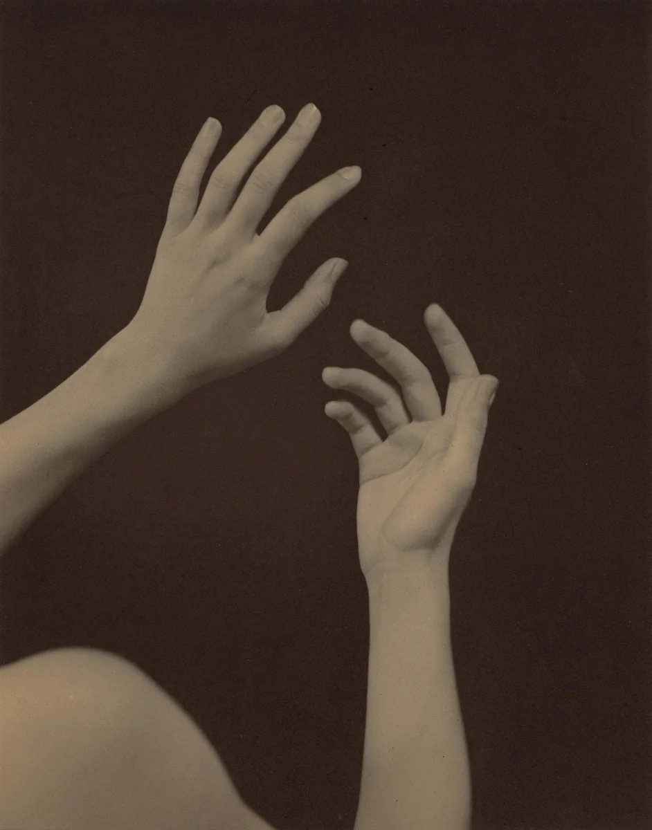 Georgia O'Keeffe—Hands by Alfred Stieglitz, photograph, 1919-1920