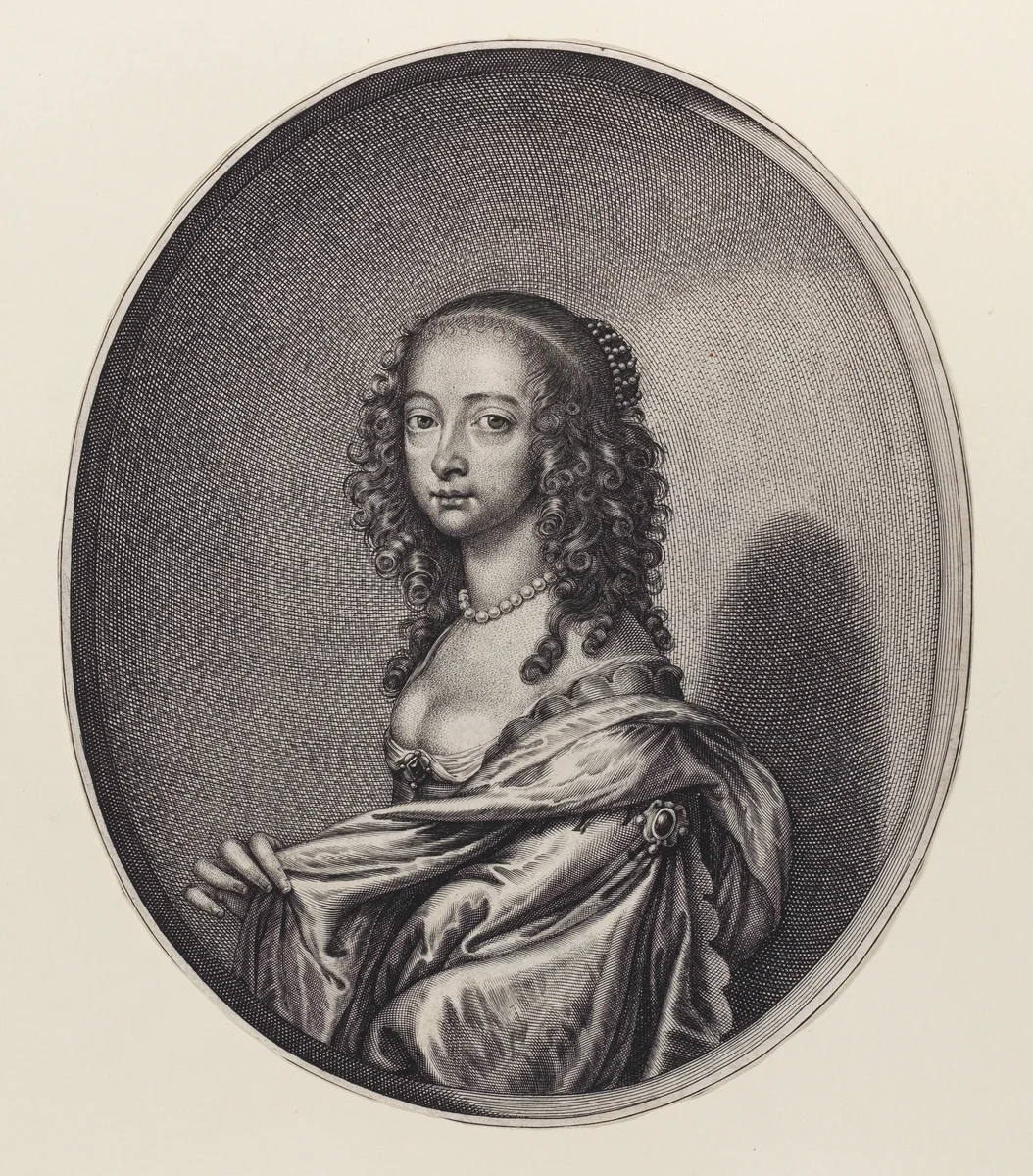 Mary, Princess of Orange by William Faithorne, print, 1641-1650