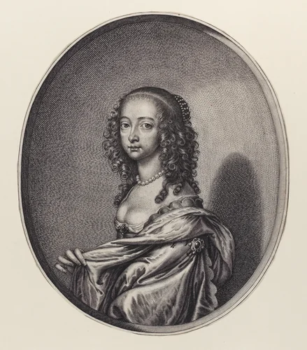 Mary, Princess of Orange by William Faithorne, print, 1641-1650
