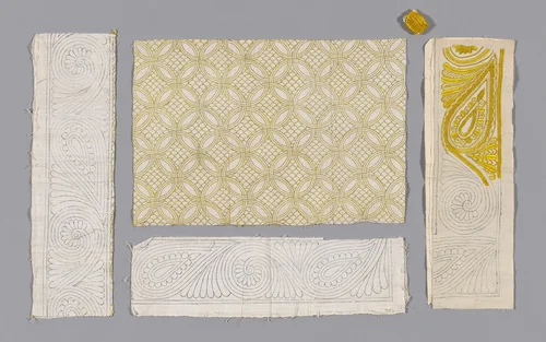 Pillow Sham (Unfinished) by Jane Bolas Vaughan, textile, 1675-1725