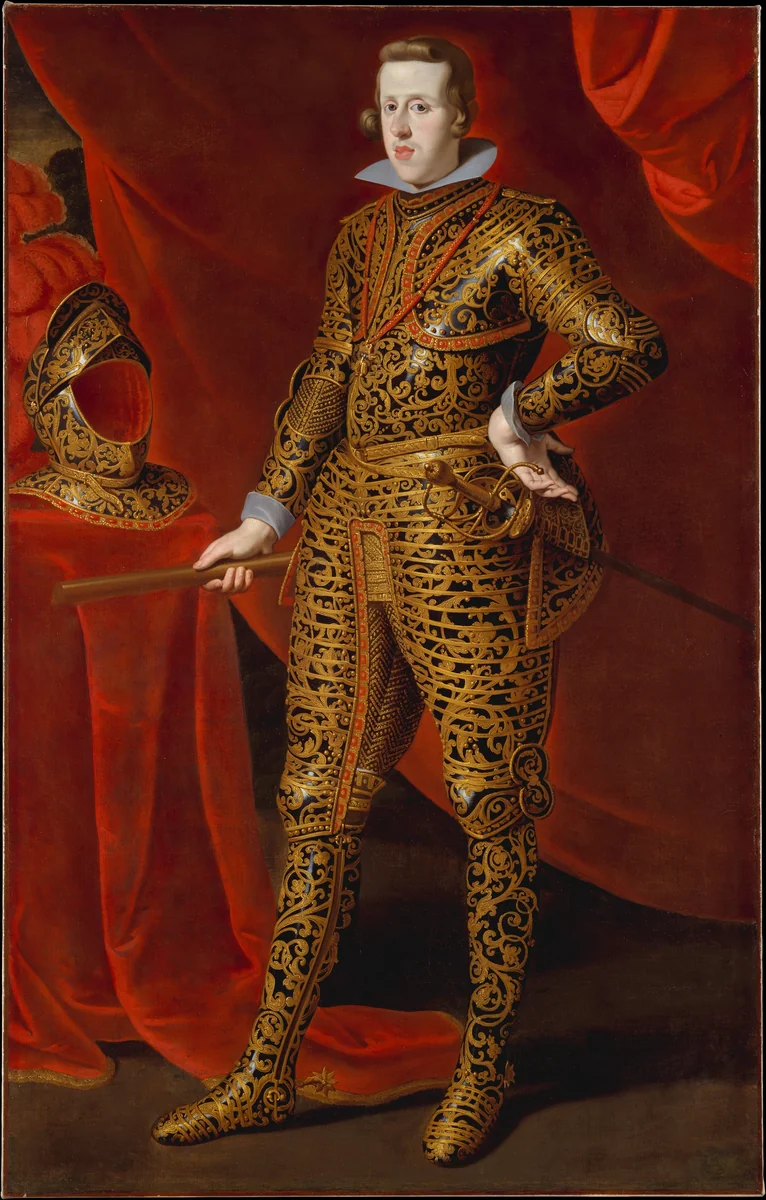 Philip IV (1605–1665) in Parade Armor by Gaspar de Crayer, painting, 1623-1633