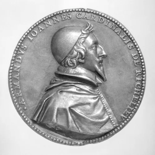 Armand-Jean Duplessis, Cardinal Richelieu (1585–1642) by Jean Varin, metalwork, 1630