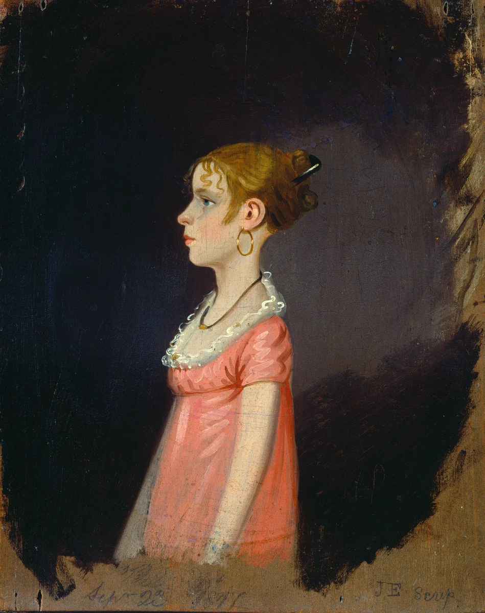 Miss Leman by Jacob Eichholtz, painting, 1808