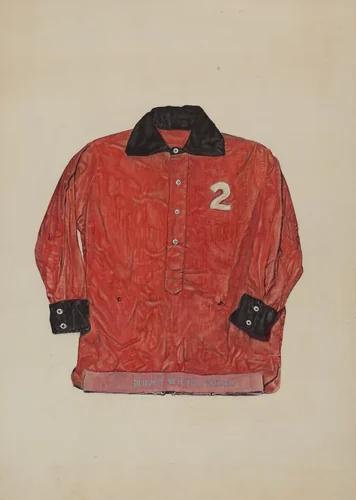 Fireman's Shirt by Robert Gilson, index of american design, 1937