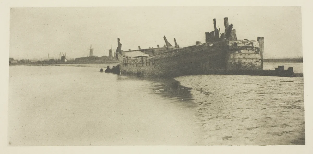 The old Ship by Peter Henry Emerson, photograph, 1887