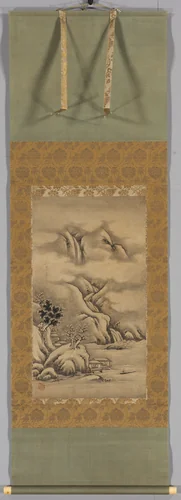 Seasonal Landscapes: Winter by Kano Hideyori, painting, 1525-1575