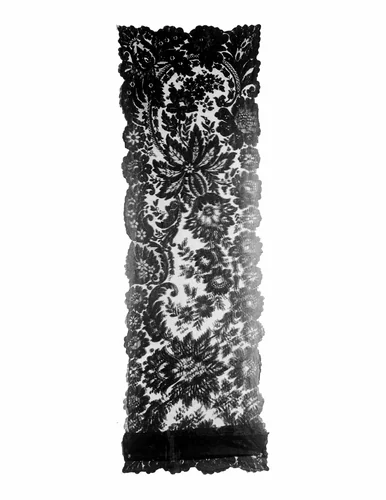 Stole by England or France, textile, 1870-1880