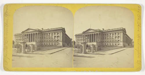 U.S. Treasury by J. F. Jarvis, photograph, 1875-1899