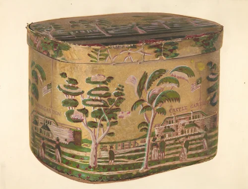 Bandbox by Holger Hansen, index of american design, 1935-1942