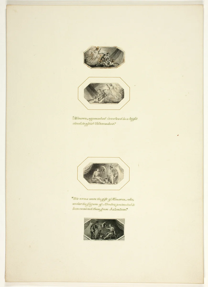 Plate from Telemachus by Thomas Stothard, print, 1793-1803