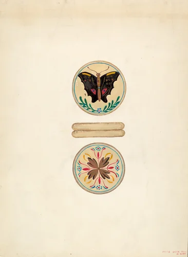Snuff Box by Ann Gene Buckley, index of american design, 1937