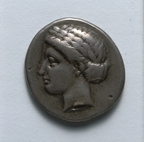 Drachm: Head of Apollo l. (obverse) by Unknown, metalwork, -389--350