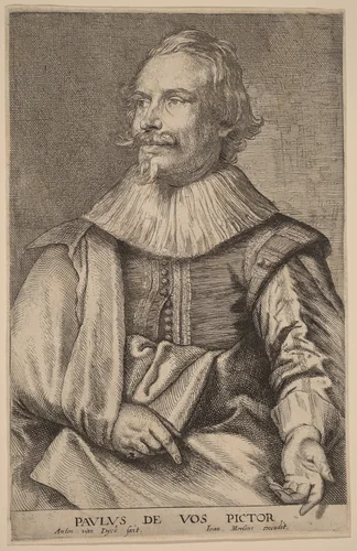 Paul de Vos by Sir Anthony van Dyck, print, 1626-1641