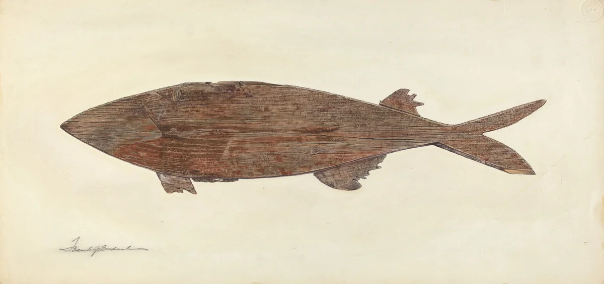 Weather Vane by Frank Budash, index of american design, 1939