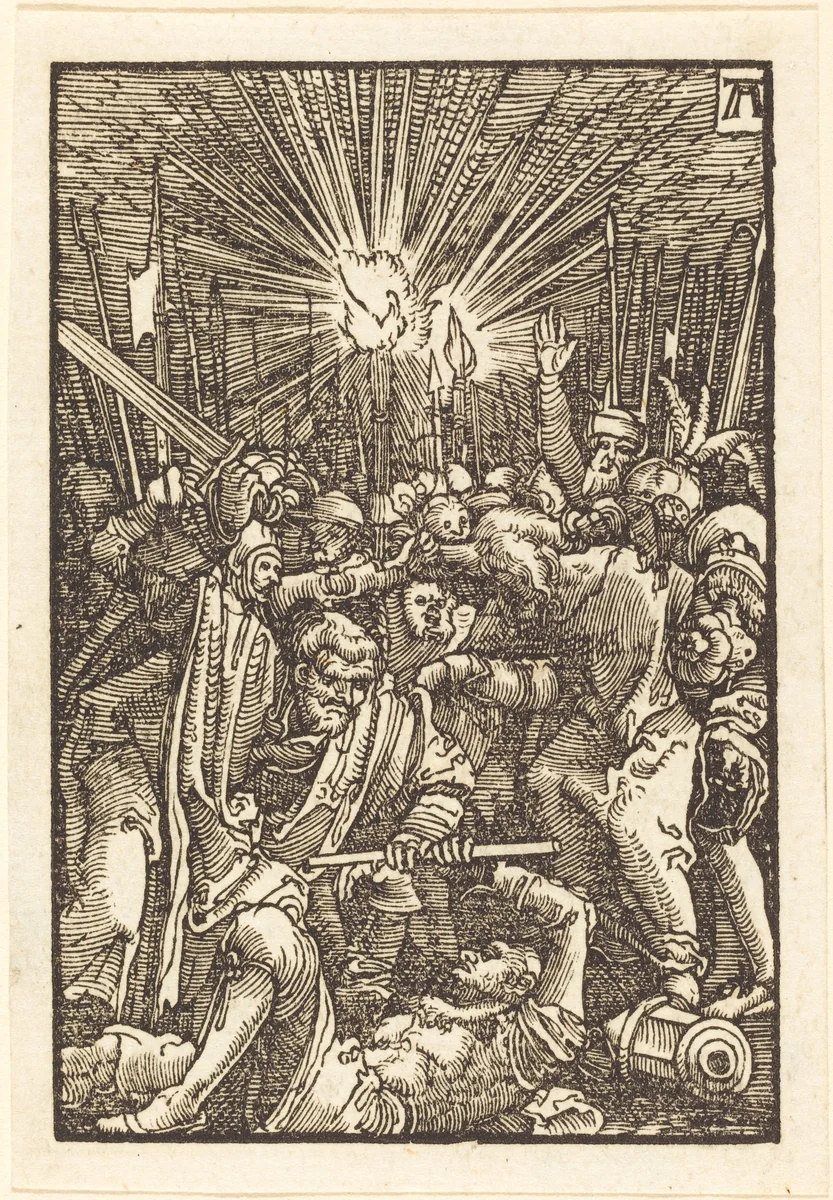 The Arrest of Christ by Albrecht Altdorfer, print, 1513