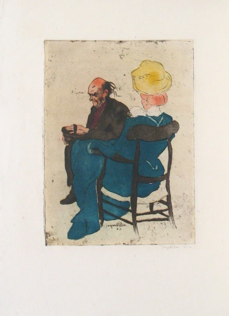 Down and Out by Jacques Villon, print, 1890