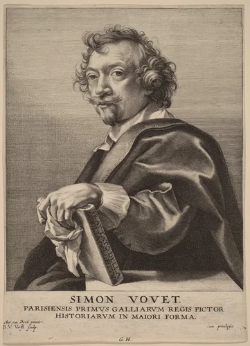 Simon Vouet by Robert van Voerst
Sir Anthony van Dyck, print, 1626-1641