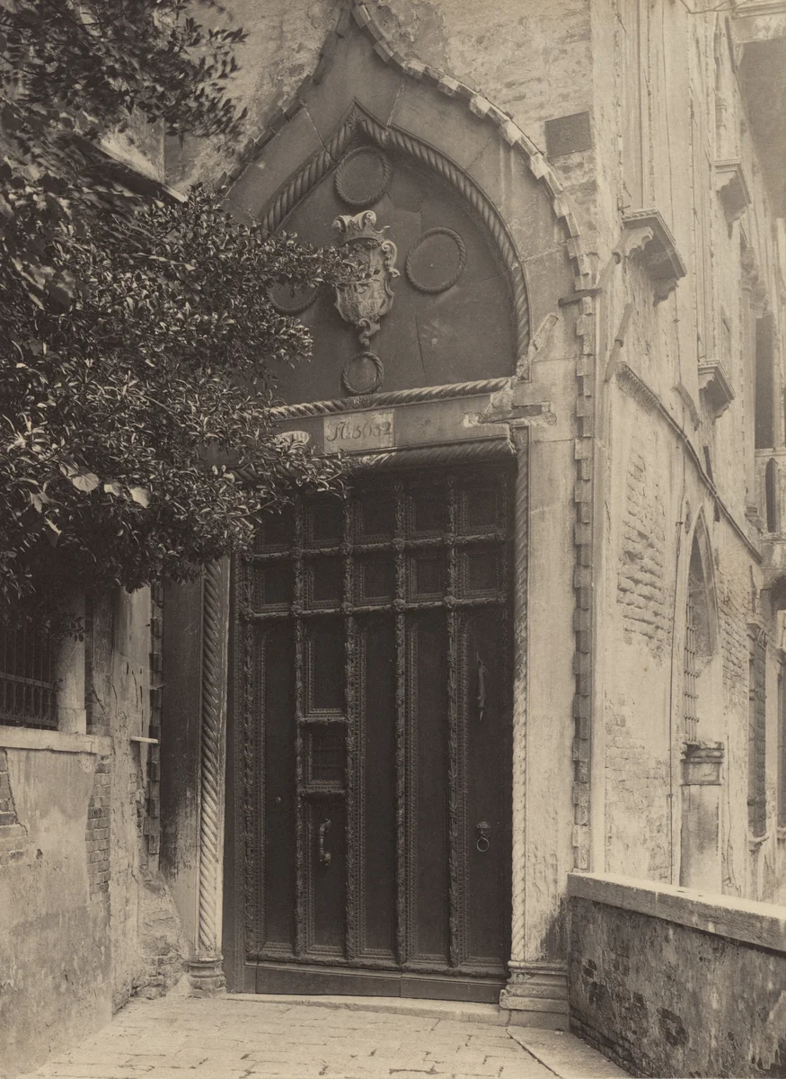 Venetian Doorway by Alfred Stieglitz, photograph, 1894