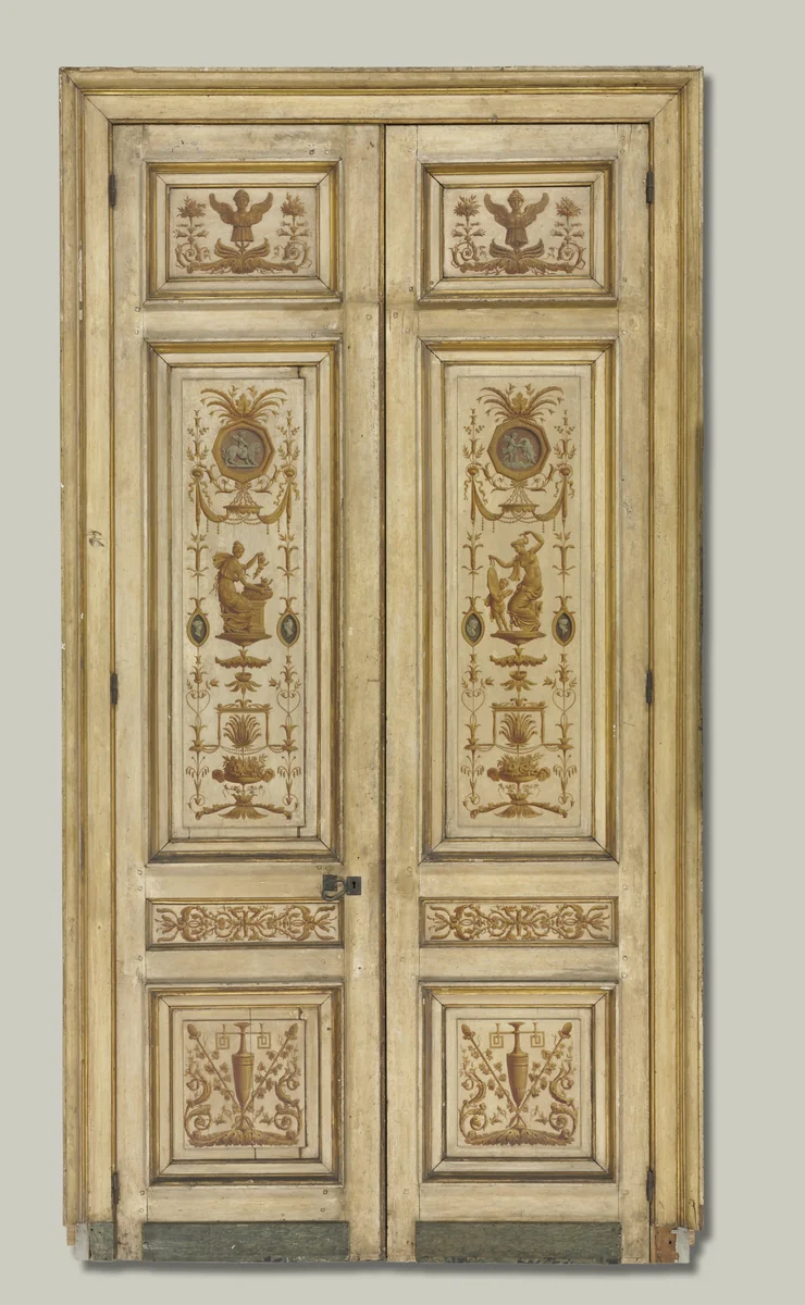 Double-Leaf Doors by Pierre Rousseau, painting, 1790-1799